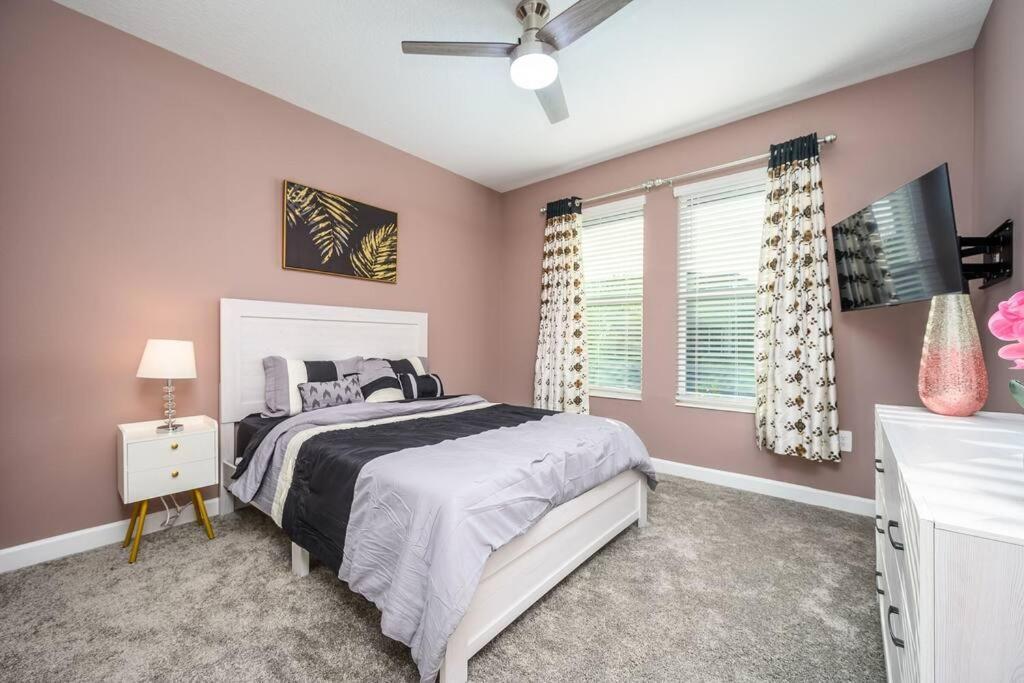 Close To Disney & Other Theme Parks,Private Heated Poolspa, Bbq & Game Rm Kissimmee Luaran gambar