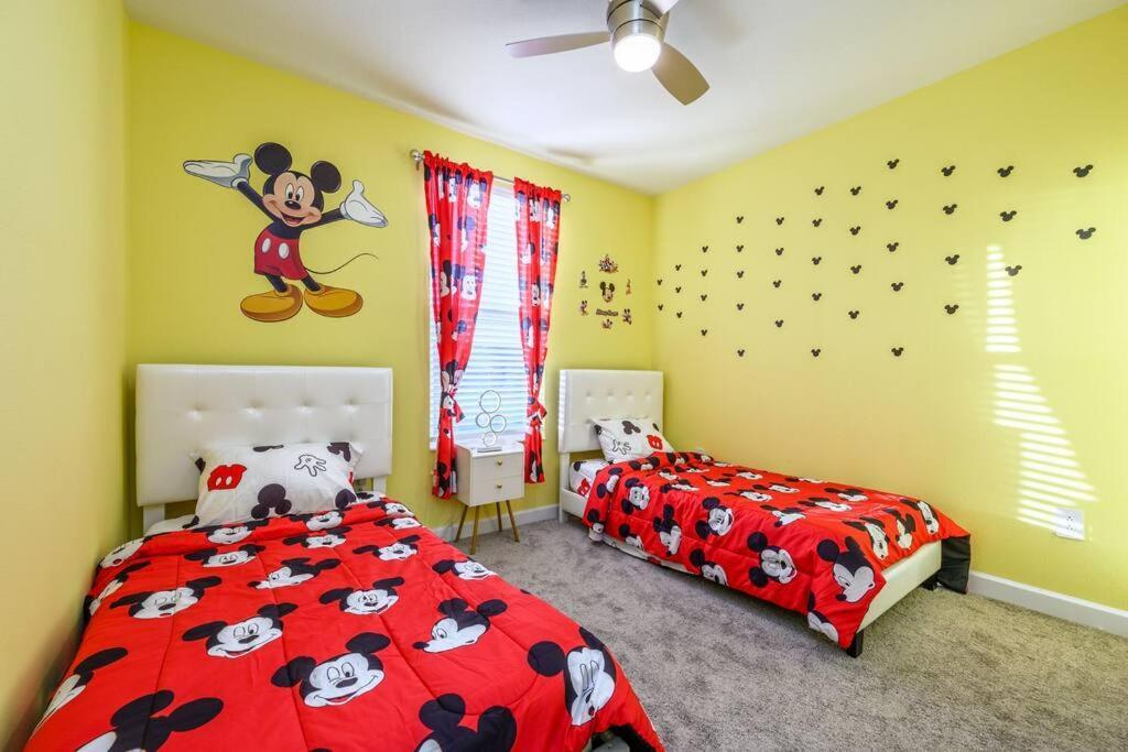 Close To Disney & Other Theme Parks,Private Heated Poolspa, Bbq & Game Rm Kissimmee Luaran gambar