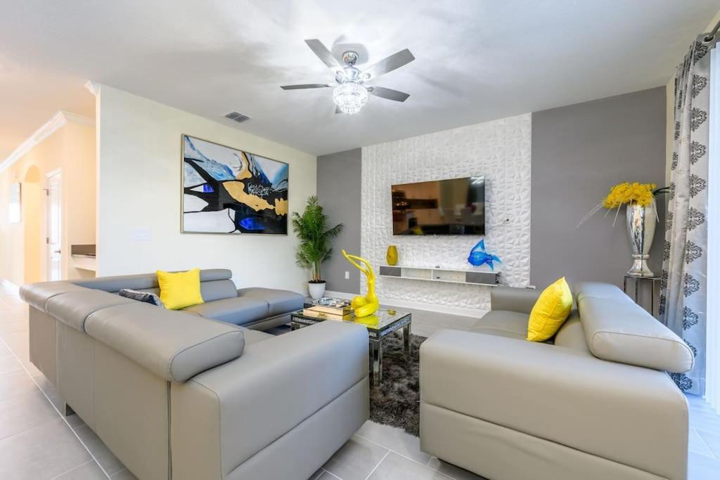 Close To Disney & Other Theme Parks,Private Heated Poolspa, Bbq & Game Rm Kissimmee Luaran gambar