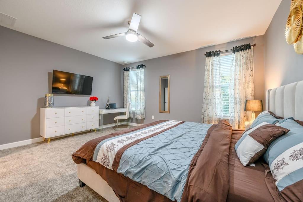 Close To Disney & Other Theme Parks,Private Heated Poolspa, Bbq & Game Rm Kissimmee Luaran gambar