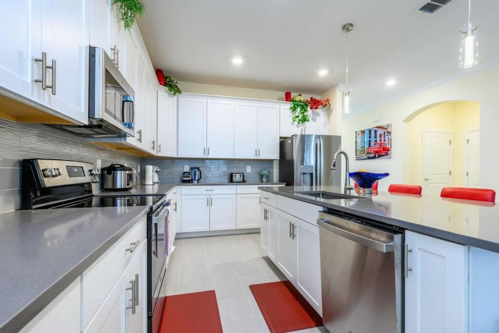Close To Disney & Other Theme Parks,Private Heated Poolspa, Bbq & Game Rm Kissimmee Luaran gambar