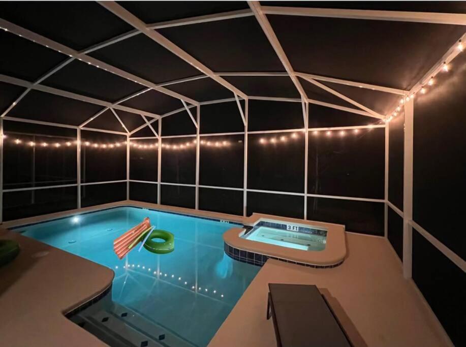 Close To Disney & Other Theme Parks,Private Heated Poolspa, Bbq & Game Rm Kissimmee Luaran gambar