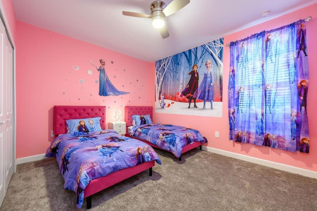 Close To Disney & Other Theme Parks,Private Heated Poolspa, Bbq & Game Rm Kissimmee Luaran gambar