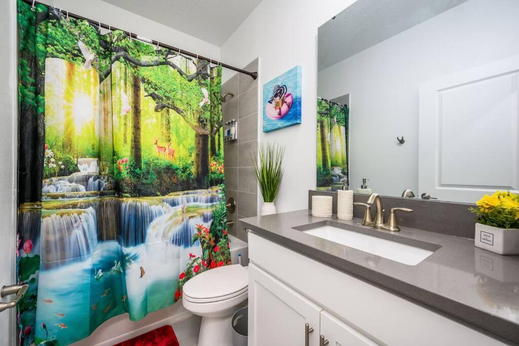 Close To Disney & Other Theme Parks,Private Heated Poolspa, Bbq & Game Rm Kissimmee Luaran gambar